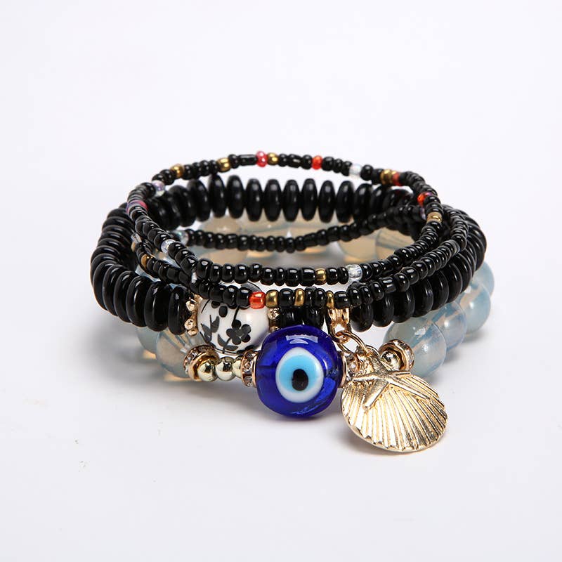 Ensemble de bracelets à superposer Boho Protection Stack - Assortiment