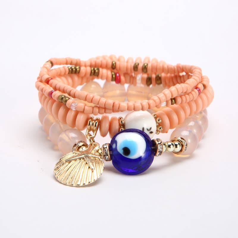 Ensemble de bracelets à superposer Boho Protection Stack - Assortiment