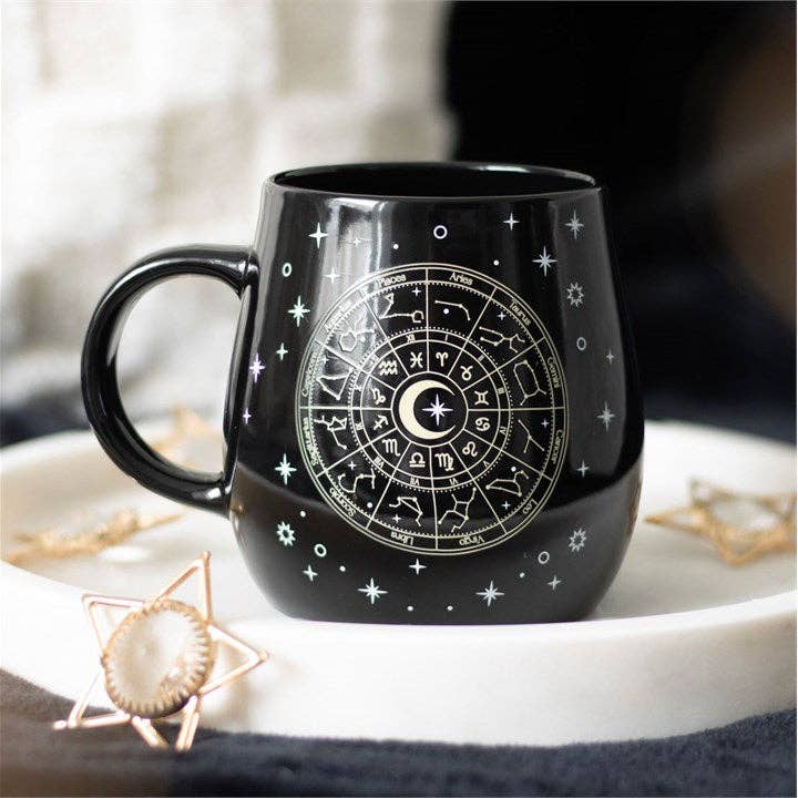 Tasse à changement de chaleur Astrology Wheel