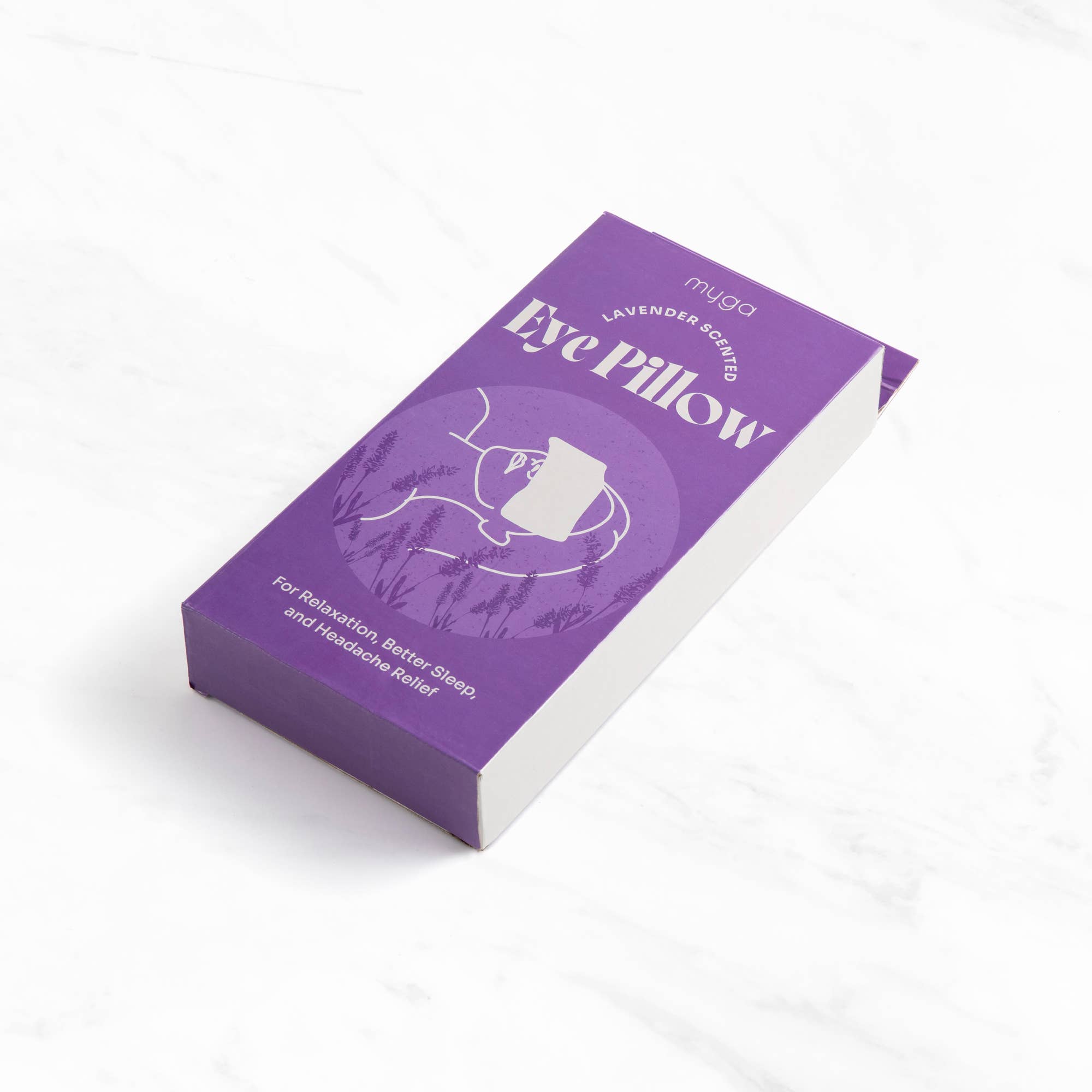 Oreiller yeux lavande