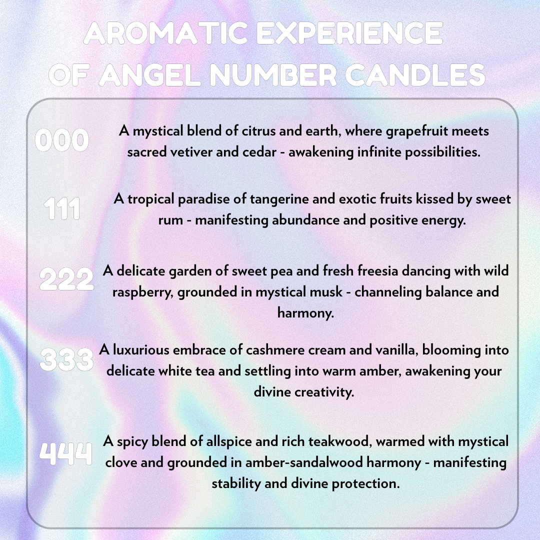 Chandelle nombre angélique