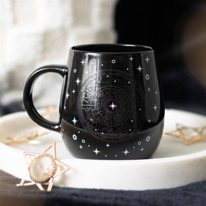 Tasse à changement de chaleur Astrology Wheel